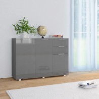 Sideboard High Gloss Grey...