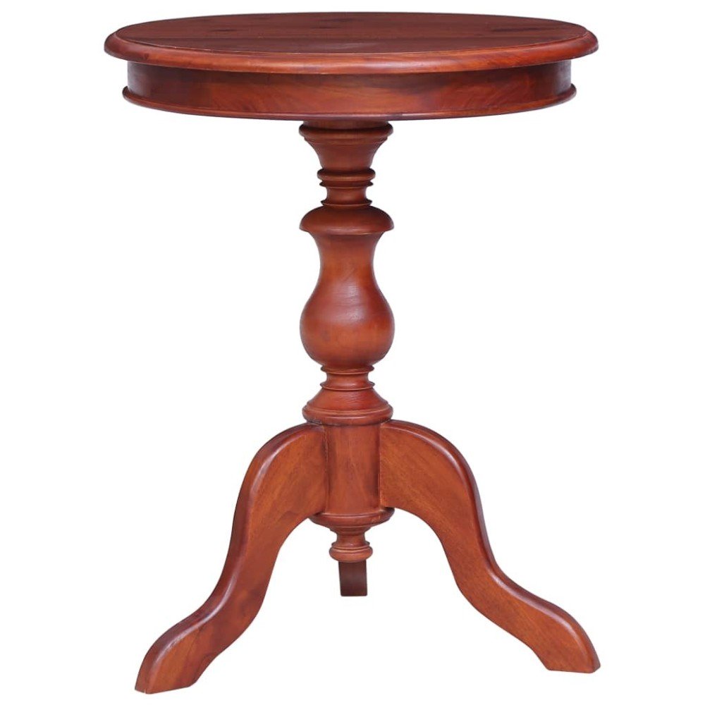 Side Table Natural 50x50x65 cm Solid Mahogany Wood