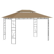Gazebo 4x3x2.7 m Anthracite 160 g/m²