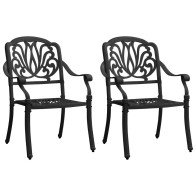 Garden Chairs 2 pcs Cast...