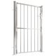 Garden Gate 100x150 cm Stainless Steel