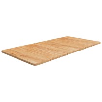 Bathroom Countertop Dark Brown 100x60x2.5cm Treated Solid Wood