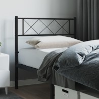 Metal Headboard White 140 cm