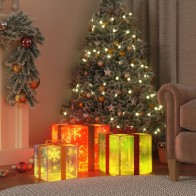 Lighted Christmas Boxes 3...