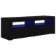 TV-Schrank mit LED-Leuchten Sonoma-Eiche 120x35x40 cm