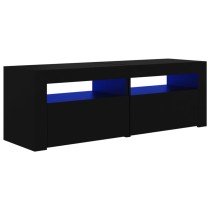 TV-Schrank mit LED-Leuchten Sonoma-Eiche 120x35x40 cm