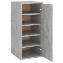 Shoe Cabinet Concrete Grey 32x35x70 cm Engineered Wood