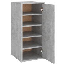 Shoe Cabinet Concrete Grey 32x35x70 cm Engineered Wood