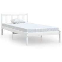 Bed Frame Solid Wood Pine 135x190 cm Double