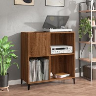 Record Cabinet Brown Oak...