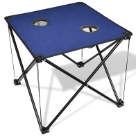 Klappbarer Campingtisch grau