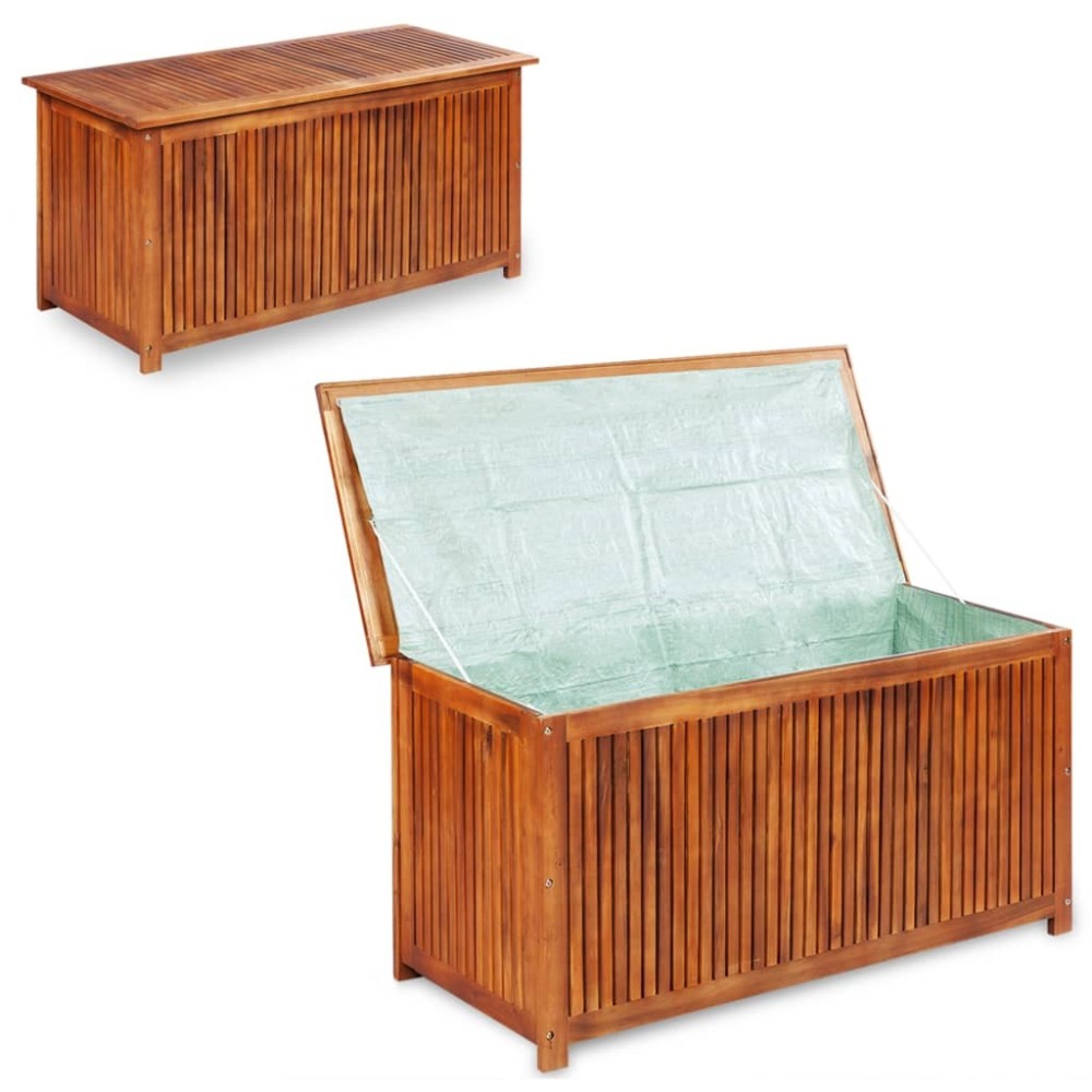 Gartenbox 150×50×58 cm Massivholz Akazie