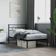 Metal Bed Frame with...