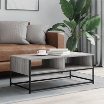 Couchtisch Grau Sonoma 100x51x40 cm Holzwerkstoff