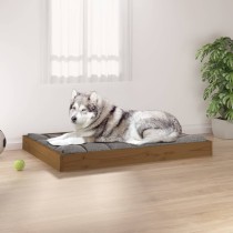 Dog Bed 101.5x74x9 cm Solid...