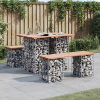Garden Bench Gabion Design...