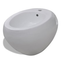 Wall Hung Bidet White Ceramic