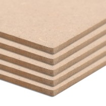 5 pcs MDF Sheets Rectangular 120x60 cm 2.5 mm