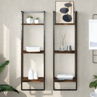 3-Tier Wall Shelf Grey...