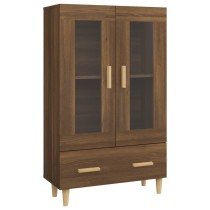 Highboard Weiß 70x31x115 cm Holzwerkstoff