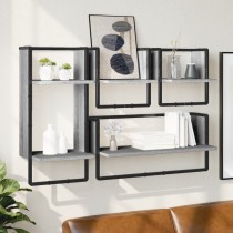 4 Piece Wall Shelf Set with...