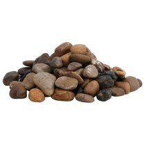 Polished Pebbles 25 kg Mixed Colour 2-5 cm