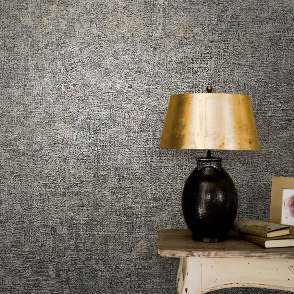 Noordwand Vintage Deluxe Wallpaper Stucco Look Grey and Brown