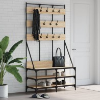 Clothes Rack with Shoe...