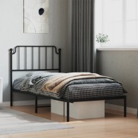Metal Bed Frame with...