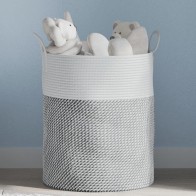 Storage Basket Grey and...