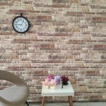 3D-Wandpaneele 10 Stk. Dunkelbraun & Grau Backstein-Optik EPS