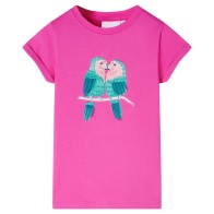 Kinder-T-Shirt Korallenrosa 92