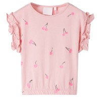 Kinder-T-Shirt Hellrosa 128