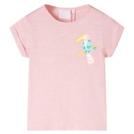 Kinder-T-Shirt Hellrosa 92