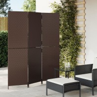 Room Divider 5 Panels Black...