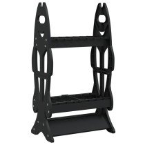 Fishing Rod Rack for 16 Rods Black