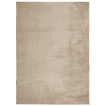 Rug HUARTE Short Pile Soft and Washable Beige 120x170 cm