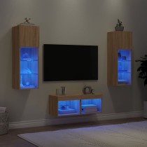 4 Piece TV Wall Cabinets...