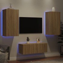 4 Piece TV Wall Units with...