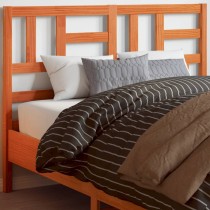 Headboard Wax Brown 180 cm Solid Wood Pine