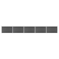 Garden Fence WPC 872x106 cm Grey