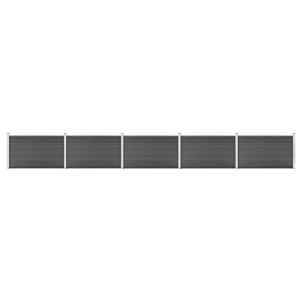 Garden Fence WPC 872x106 cm Grey