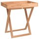 Folding Tray Table 52x36x56.5 cm Solid Wood Walnut