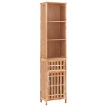 Bathroom Cabinet 42x29x182 cm Solid Wood Walnut