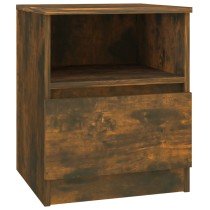 Bed Cabinets 2 pcs High Gloss Black 40x40x50 cm Engineered Wood