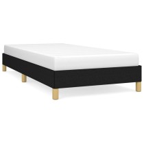 Bed Frame Black 180x200 cm 6FT Super King Fabric