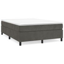Box Spring Bed Frame Dark Grey 180x200 cm 6FT Super King Velvet