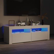 TV-Schrank mit LED-Leuchten Sonoma-Eiche 120x35x40 cm