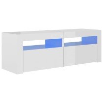 TV-Schrank mit LED-Leuchten Sonoma-Eiche 120x35x40 cm
