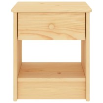 Bedside Cabinet Light Wood 35x30x40 cm Solid Pinewood